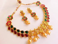 Thumbnail for Multicolor Temple Necklace Set