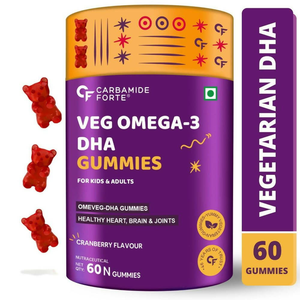 Carbamide Forte Veg Omega 3 - DHA Gummies - Distacart