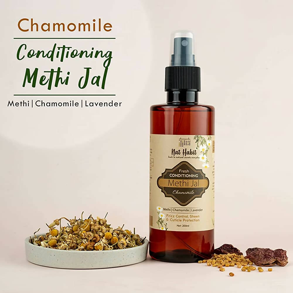 Nat Habit Chamomile Conditioning Methi Jal Hair Serum Spray - Distacart