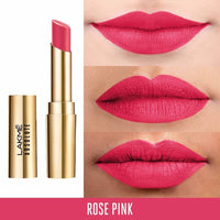 Thumbnail for Lakme Absolute Matte Ultimate Lip Color with Argan Oil - Rose Pink