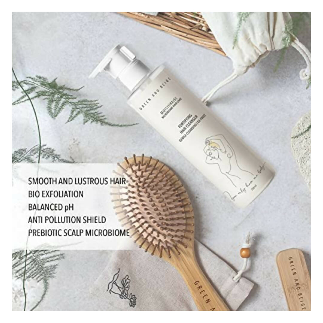 Green And Beige Moisturaise Fortifying Hair Cleanser - Distacart