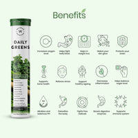 Thumbnail for Wellbeing Nutrition Daily Greens Effervescent Tablets - Distacart