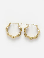 Thumbnail for NVR Women Gold Circular Hoop Earrings - Distacart