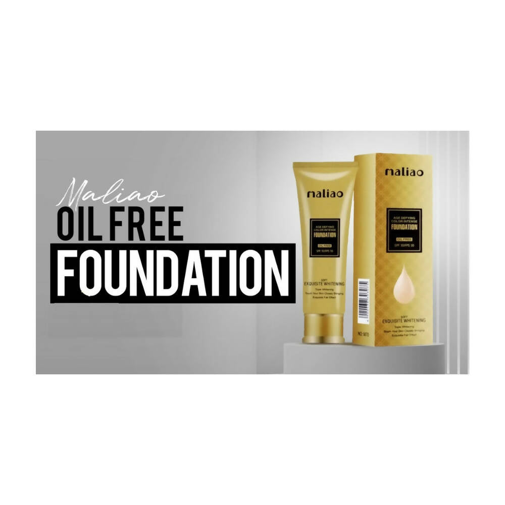 Maliao Professional Matte Look Age Defying Color Intense Foundation - Distacart