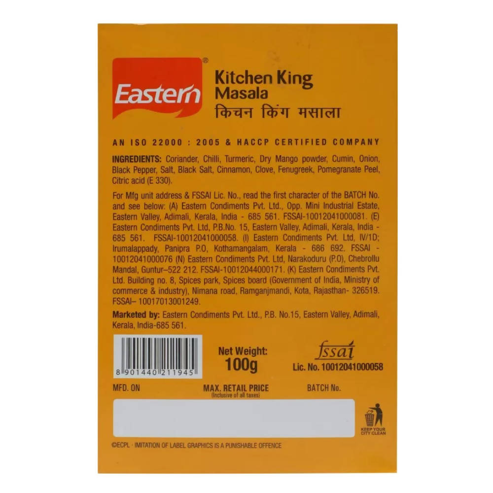 Eastern Kitchen King Masala - Distacart