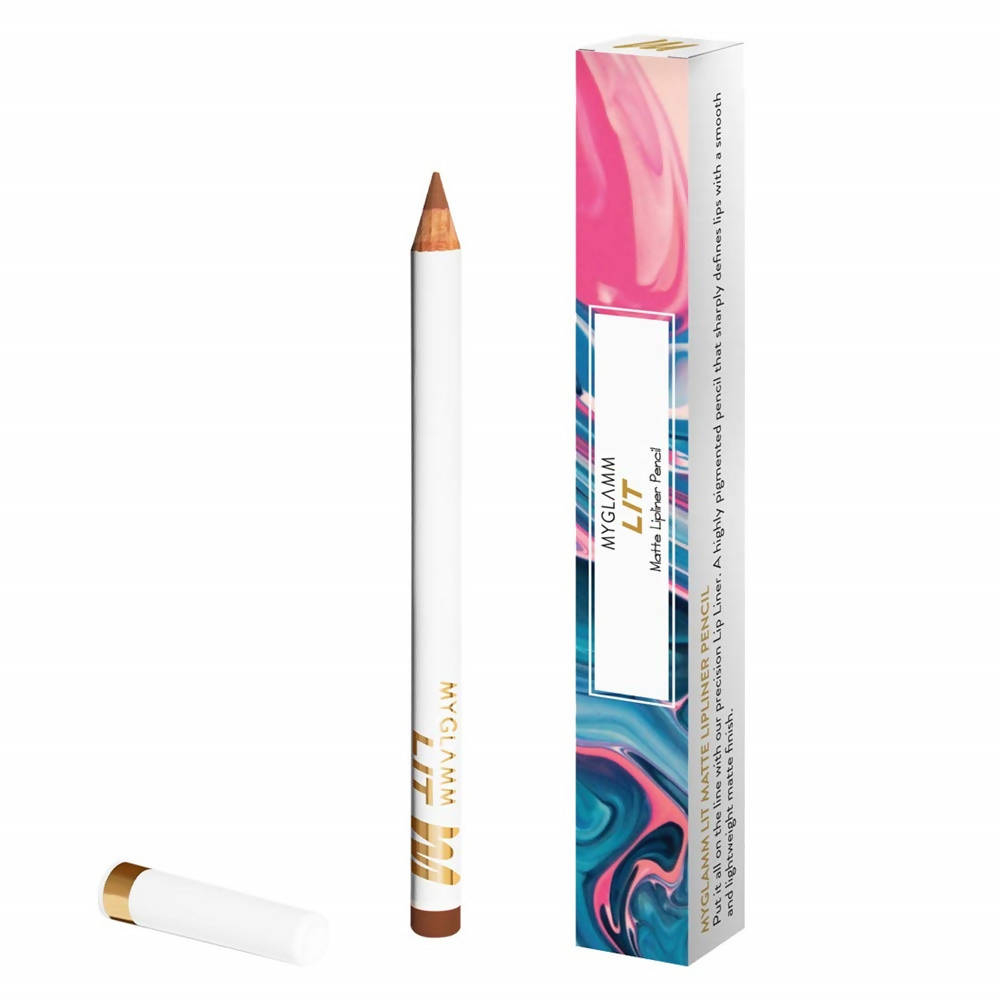 Myglamm LIT Matte Lip Liner Pencil - Blended (1.14 Gm) - Distacart