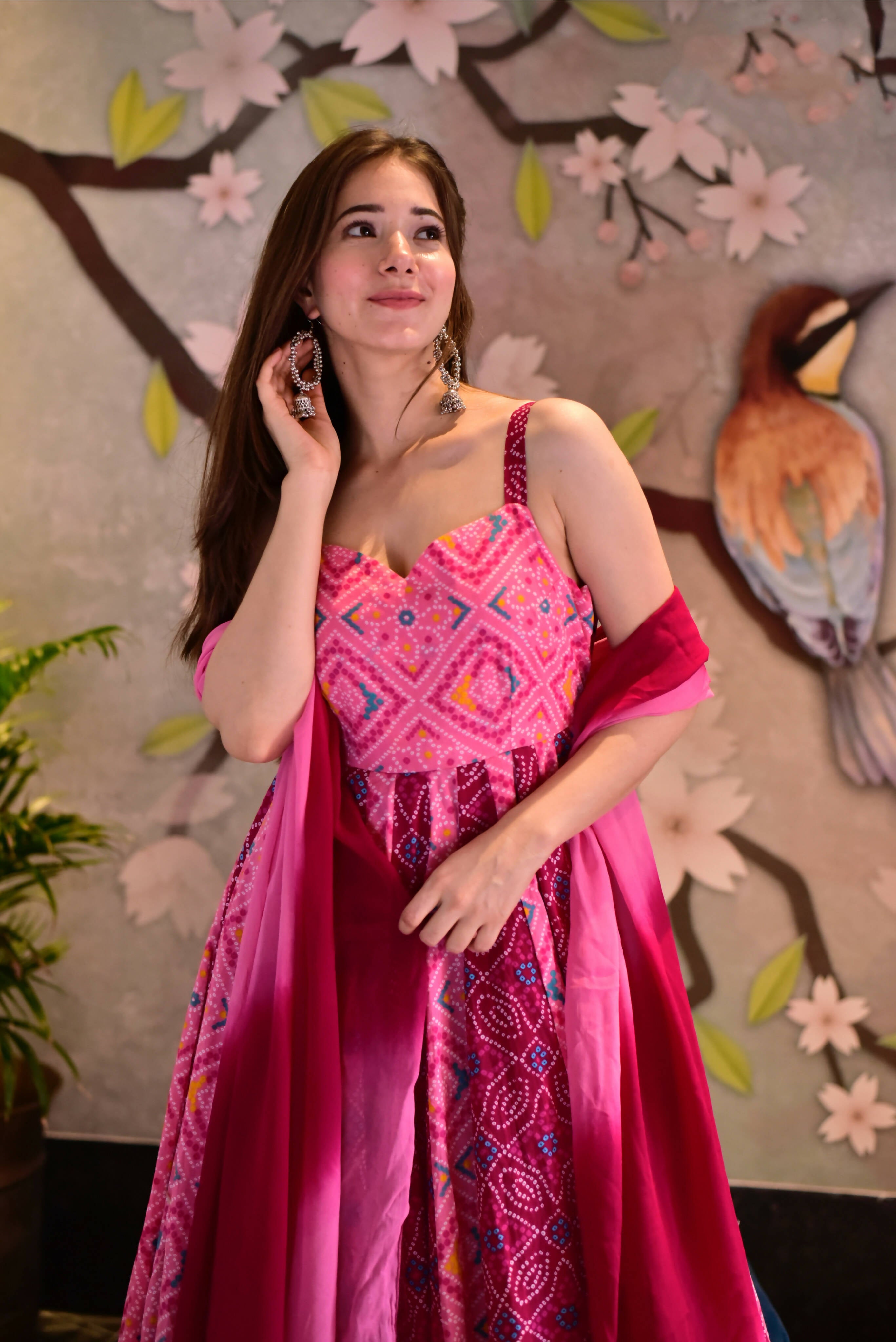 Everywhere Designer Pink Silk Cotton Stitched Suit With Dupatta - Anbazaar - Distacart