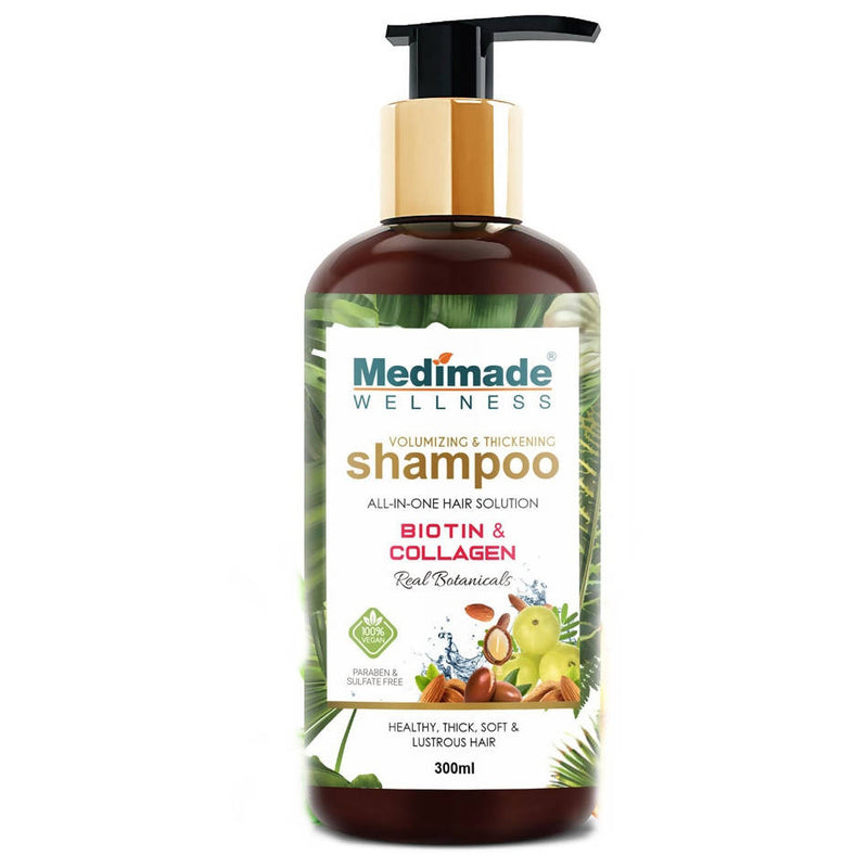 Medimade Wellness Volumizing and Thickening Shampoo with Biotin &amp; Collagen - Distacart