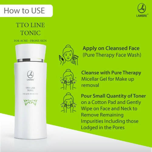 Lambre TTO Line Tonic Toner For Acne Prone Skin - Distacart