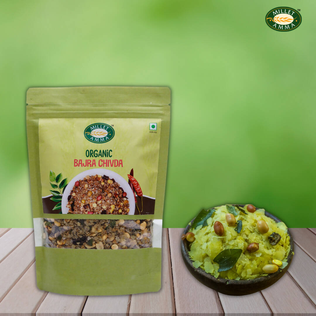 Millet Amma Organic Bajra Chivda Namkeen - Distacart