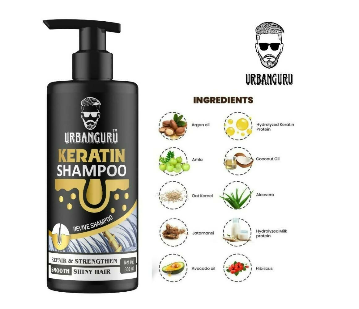 Urbanguru Men's Keratin Shampoo - Distacart