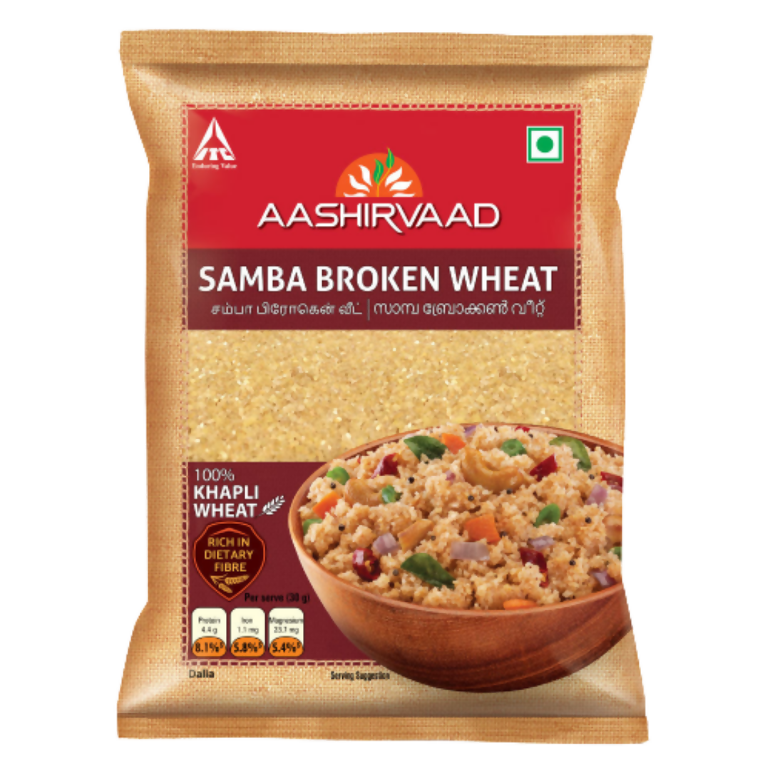 Aashirvaad Samba Broken Wheat Rava - Distacart