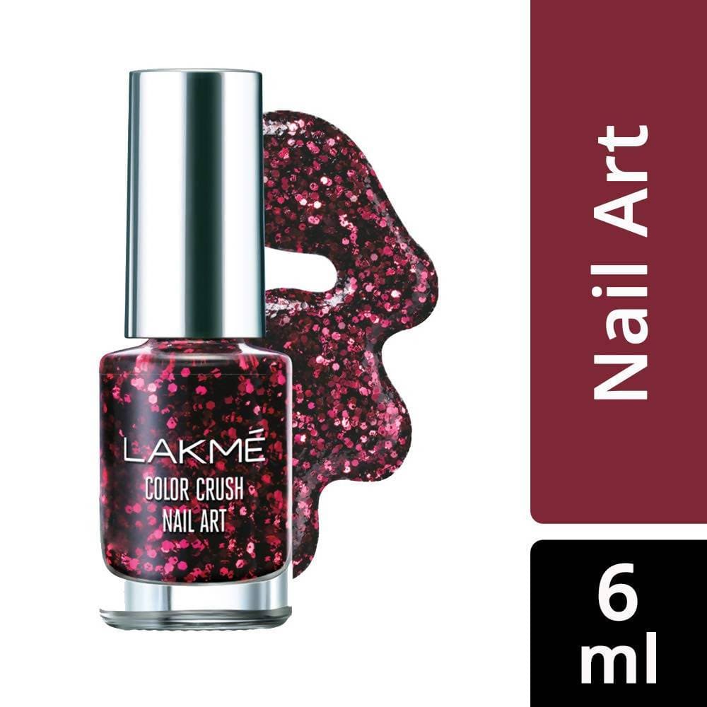 Buy Lakme Color Crush Nailart M15 - Purple (6ml) Online at Best Price in  India
