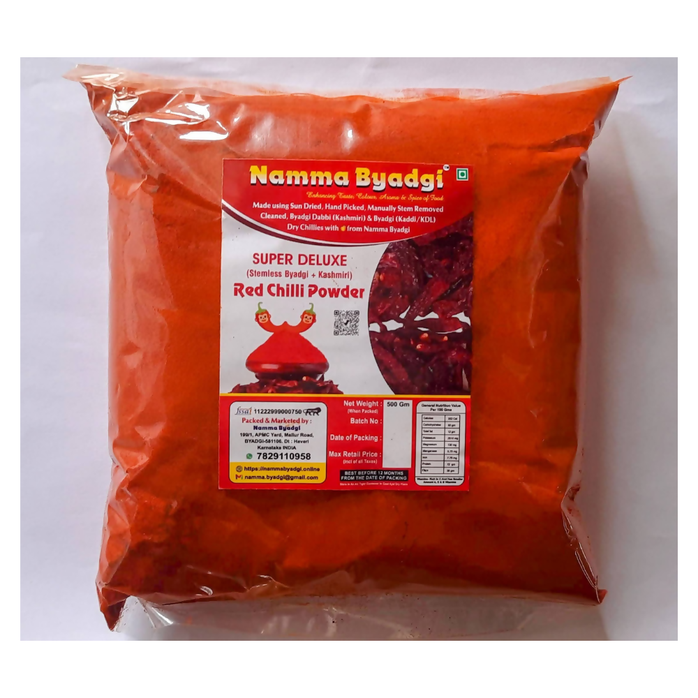 Namma Byadgi's Super Deluxe Red Chilli Powder - Distacart