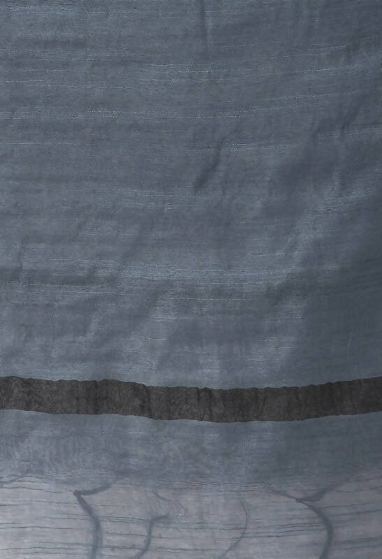 Mominos Fashion Moeza Cotton Black Temple Border Gray Dupatta - Distacart