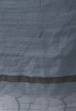 Thumbnail for Mominos Fashion Moeza Cotton Black Temple Border Gray Dupatta - Distacart