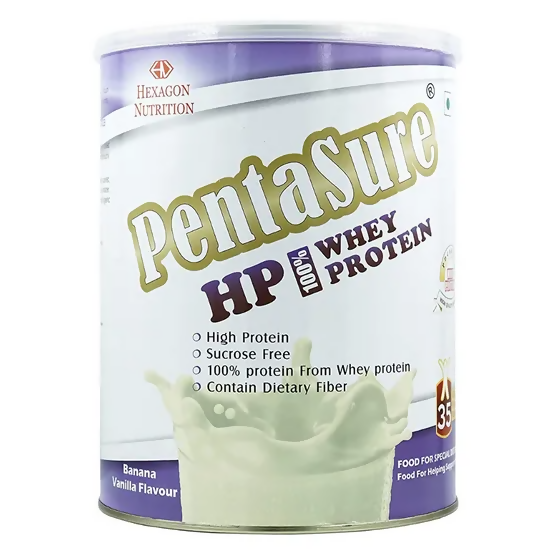 PentaSure HP Whey Protein Powder - Banana & Vanilla Flavor - Distacart