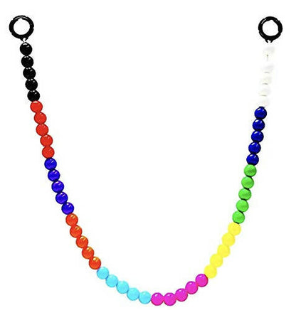 Kipa 72 Pieces Big Size Plastic Counting Beads Fun Puzzle Game for Kids, Multicolor Play with Fun - Distacart