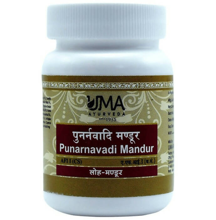 Uma Ayurveda Punarnavadi Mandur Tablets - Distacart