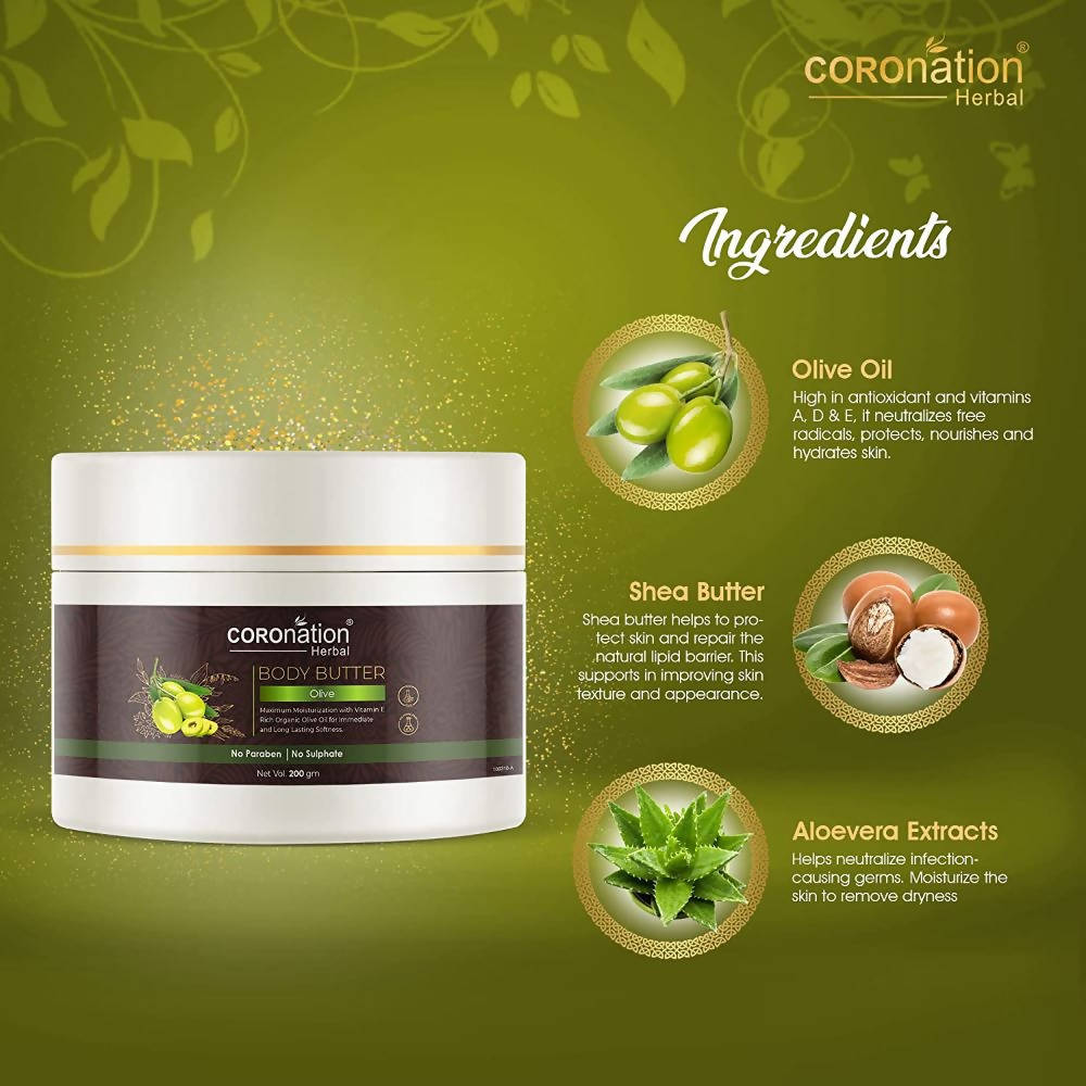 Coronation Herbal Olive Body Butter - Distacart