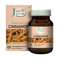 Thumbnail for Just Jaivik Organic Cinnamon Tablets