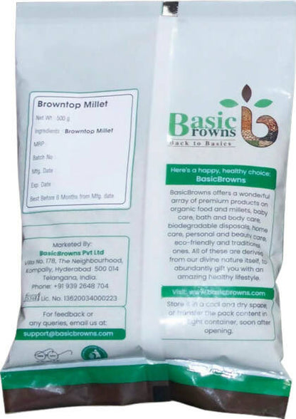 BasicBrowns Browntop Millet - Distacart