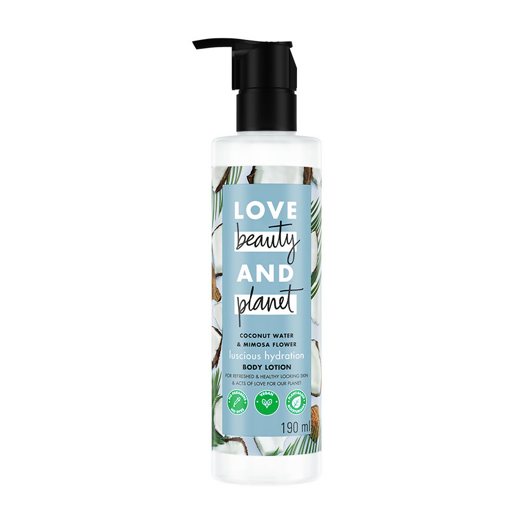 Love Beauty And Planet Coconut Water & Mimosa Flower Body Lotion - Distacart