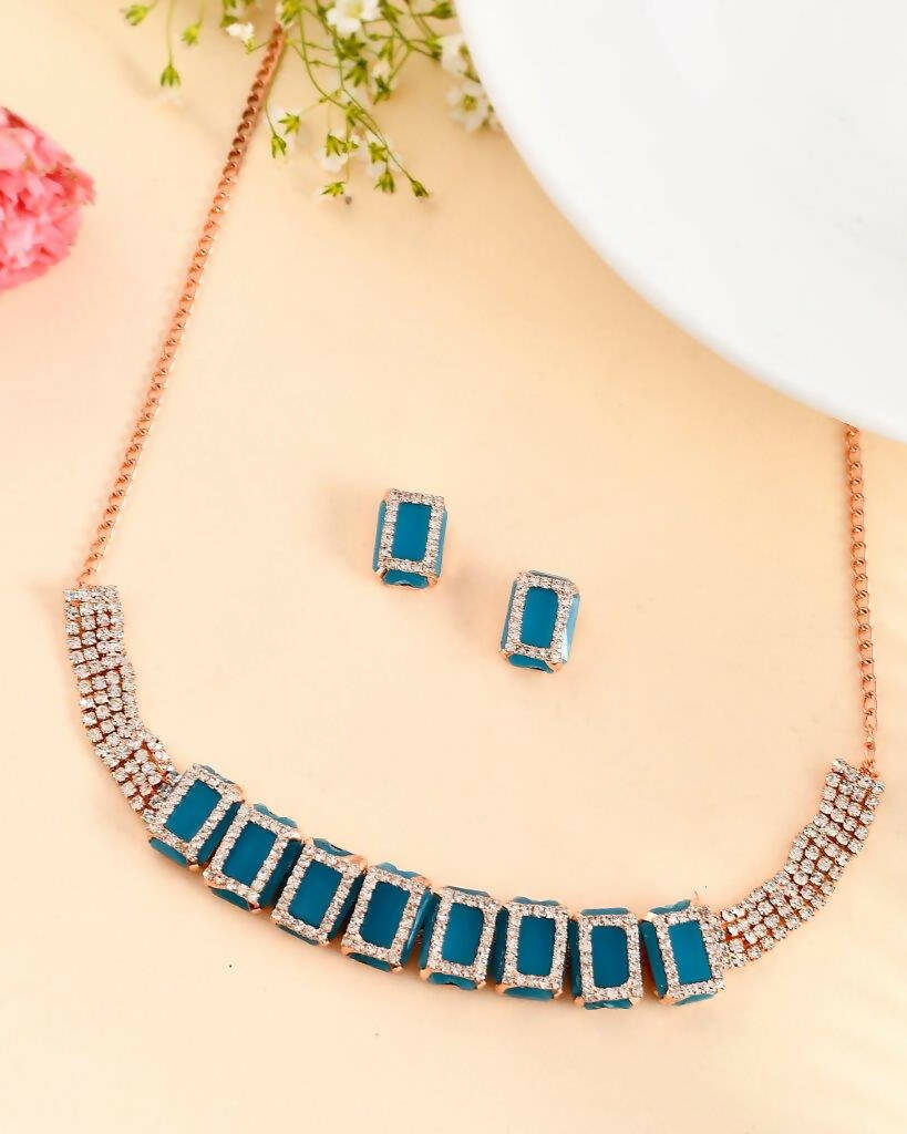 VOJ Women Gold Color stainless steel Jewellery Set - Distacart