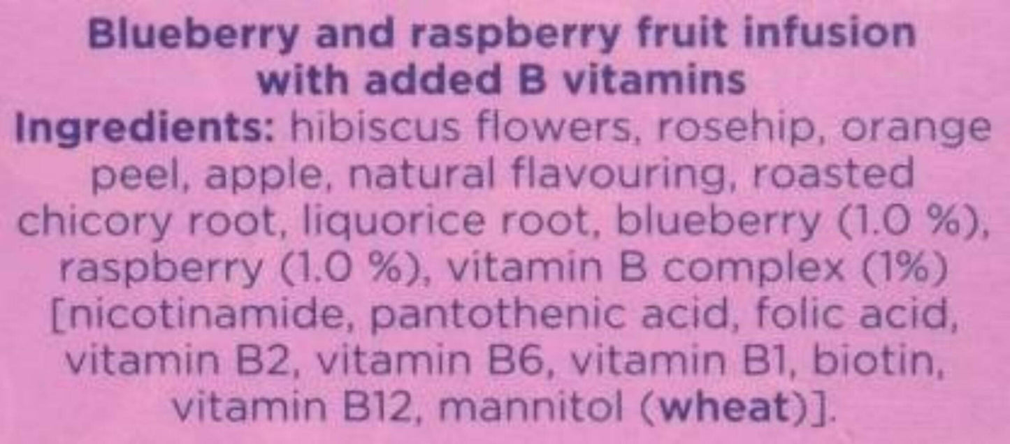 Tetley Super Fruits Boost With Blueberry & Raspberry Tea Bags - Distacart