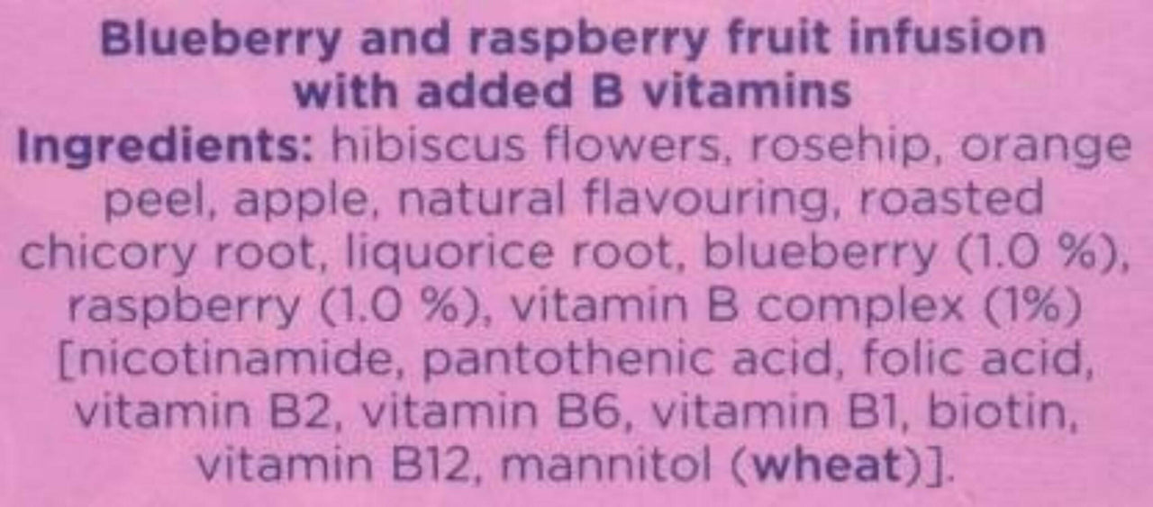 Tetley Super Fruits Boost With Blueberry & Raspberry Tea Bags - Distacart
