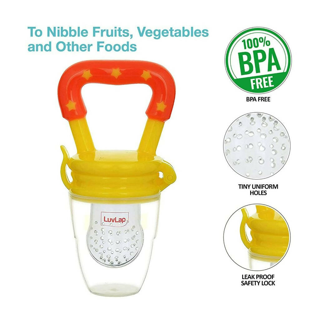 LuvLap Silicone Food/Fruit Nibbler with Extra Mesh - Distacart