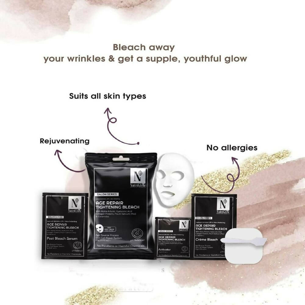 NutriGlow Advanced Organics Age Repair Tightening Bleach (6 in 1) - Distacart