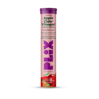 PLIX The Plant Fix L-Carnitine ACV Effervescent Tablets - Apple Burst - Distacart