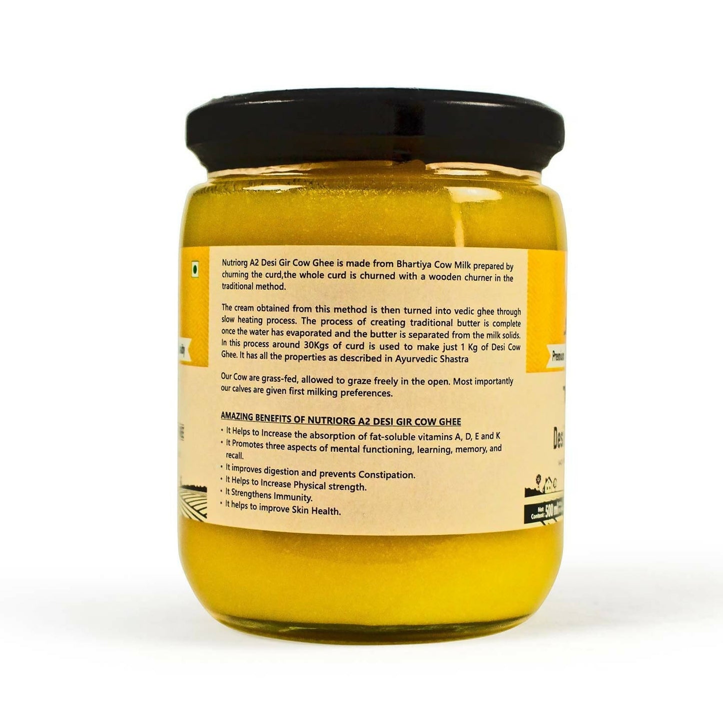 Upaveda A2 Pure Ghee| 100% Gir Cow Ghee - Distacart