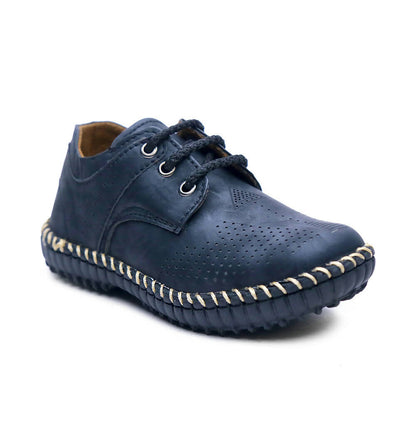 Tiny Bugs Boys Casual Lace Up Shoes - Black - Distacart