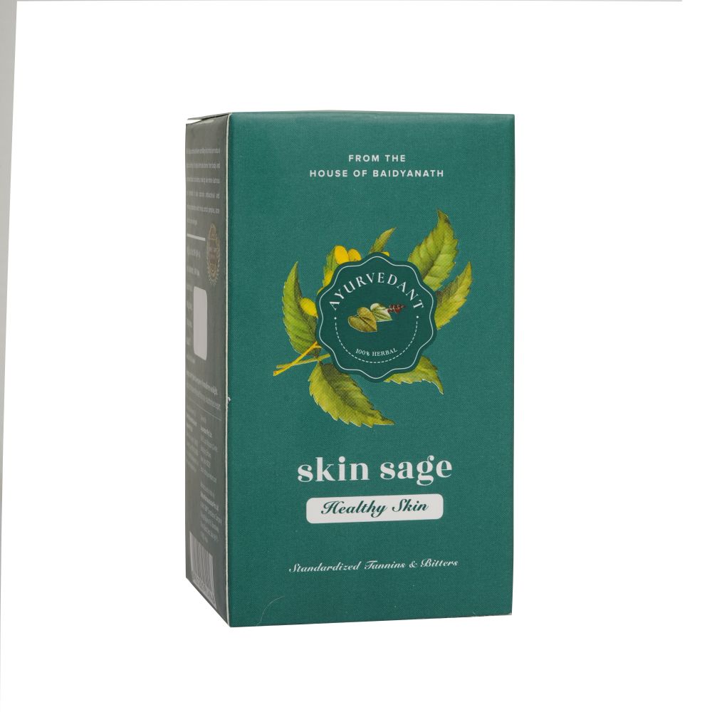 Baidyanath Jhansi Ayurvedant Skin Sage Capsules - Distacart