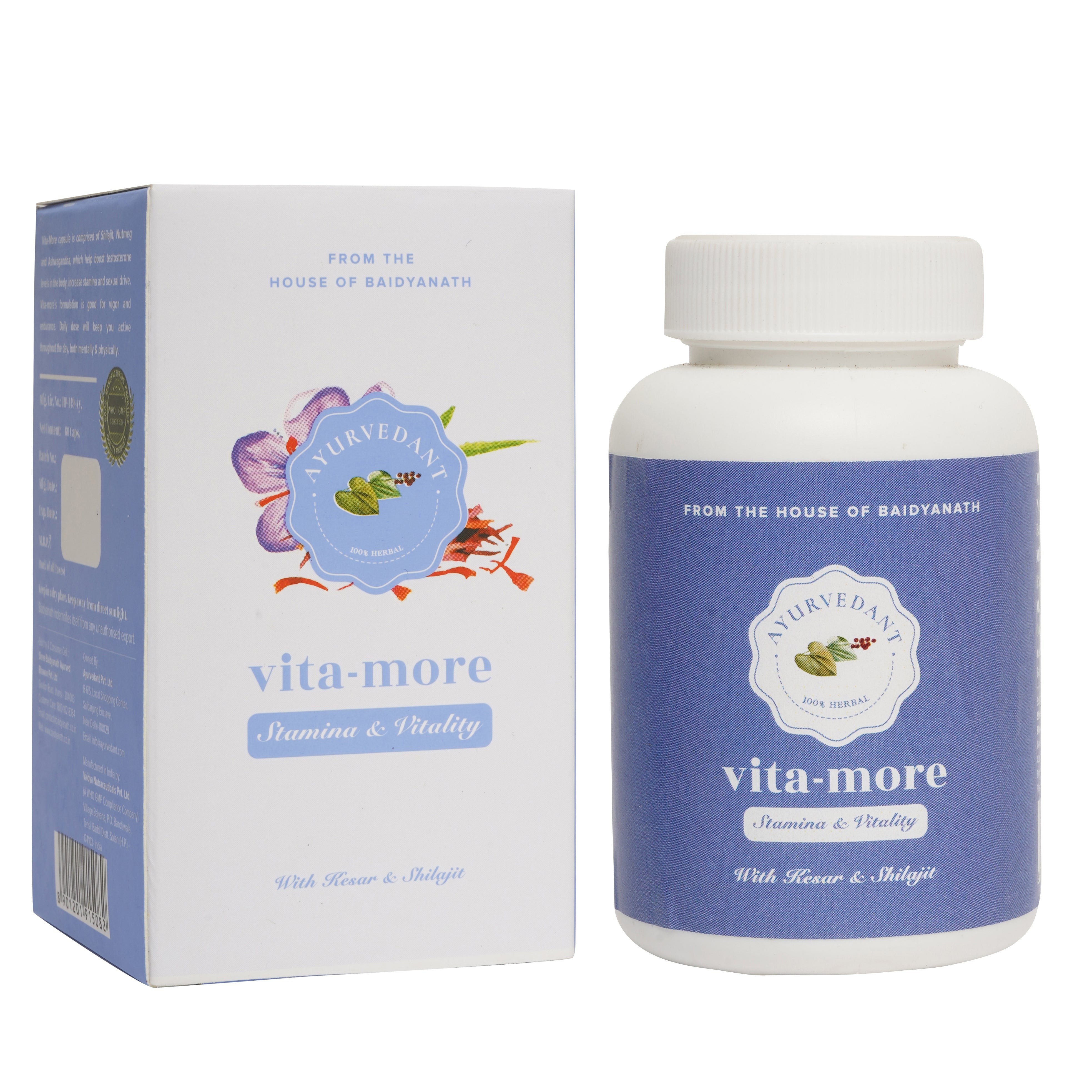 Baidyanath Jhansi Ayurvedant Vita More Capsules - Distacart
