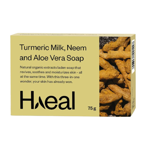 Haeal Turmeric Milk, Neem and Aloe Vera Soap - Distacart