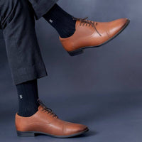 Thumbnail for Socksoho Luxury Men Socks Bossy Black