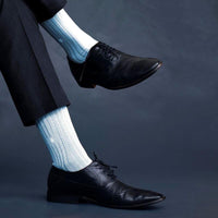 Thumbnail for Socksoho Luxury Men Socks Crystal Blue