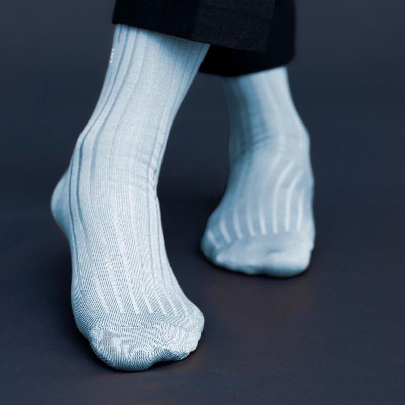 Socksoho Luxury Men Socks Crystal Blue