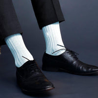 Thumbnail for Socksoho Luxury Men Socks Crystal Blue