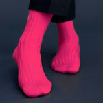 Thumbnail for Socksoho Luxury Men Socks Playful Pink