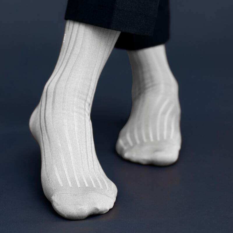 Socksoho Luxury Men Socks Ritzy Cream