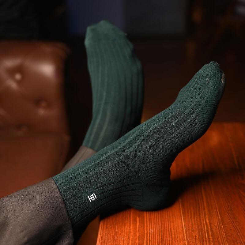 Socksoho Luxury Men Socks Majestic Green