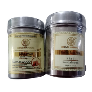 Khadi Natural Sandalwood Herbal Face Pack - Distacart