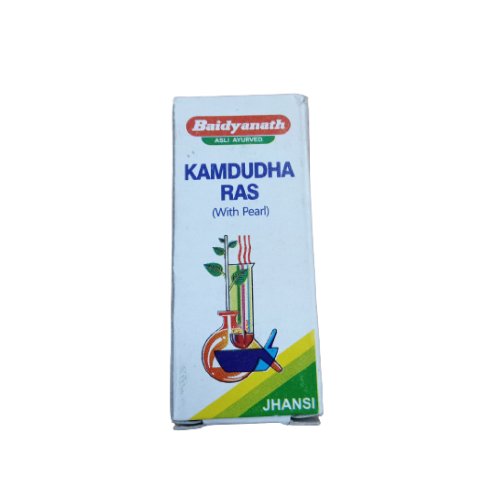 Baidyanath Kamdudha Ras with Moti Yukta - Distacart