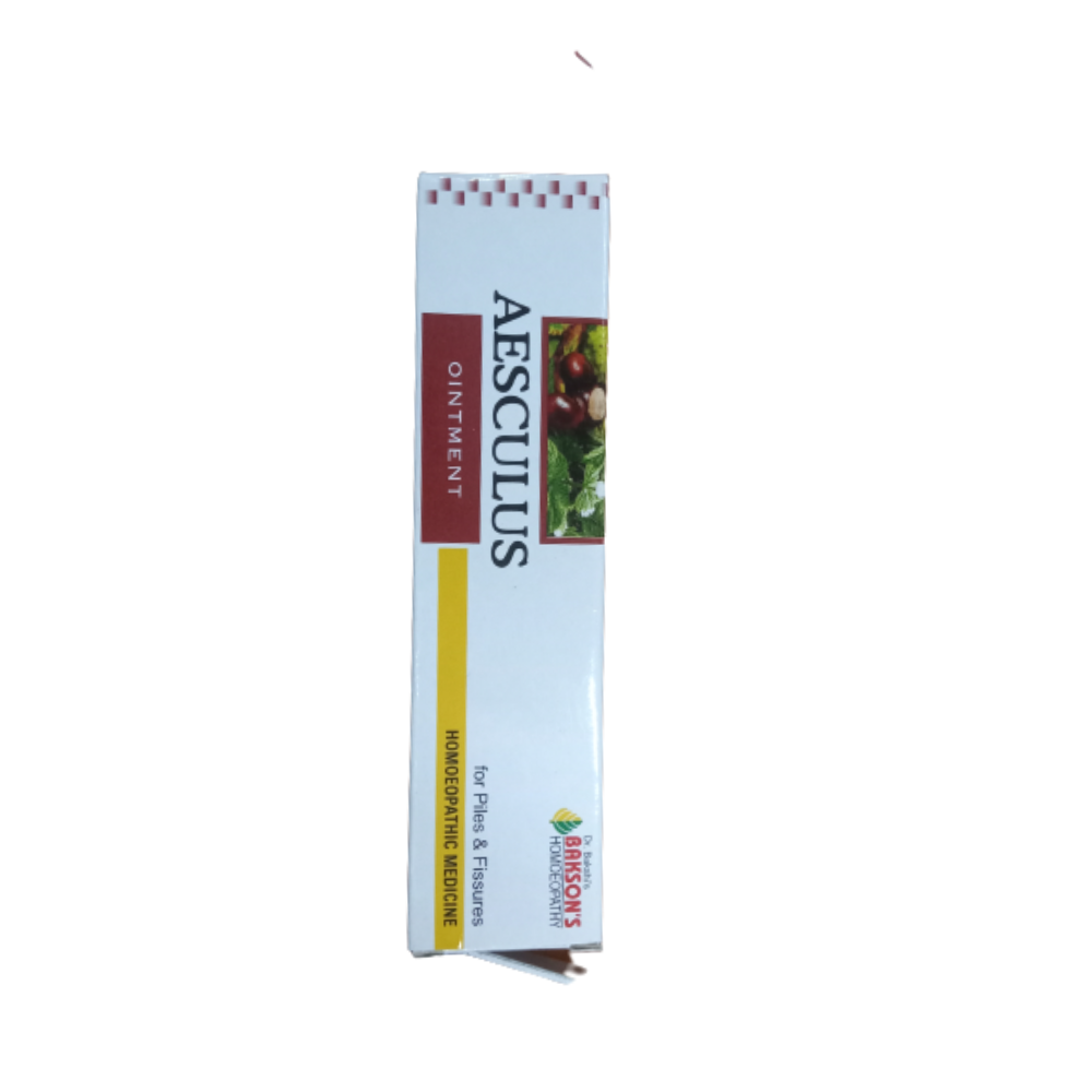 Bakson's Homeopathy Aesculus Ointment - Distacart