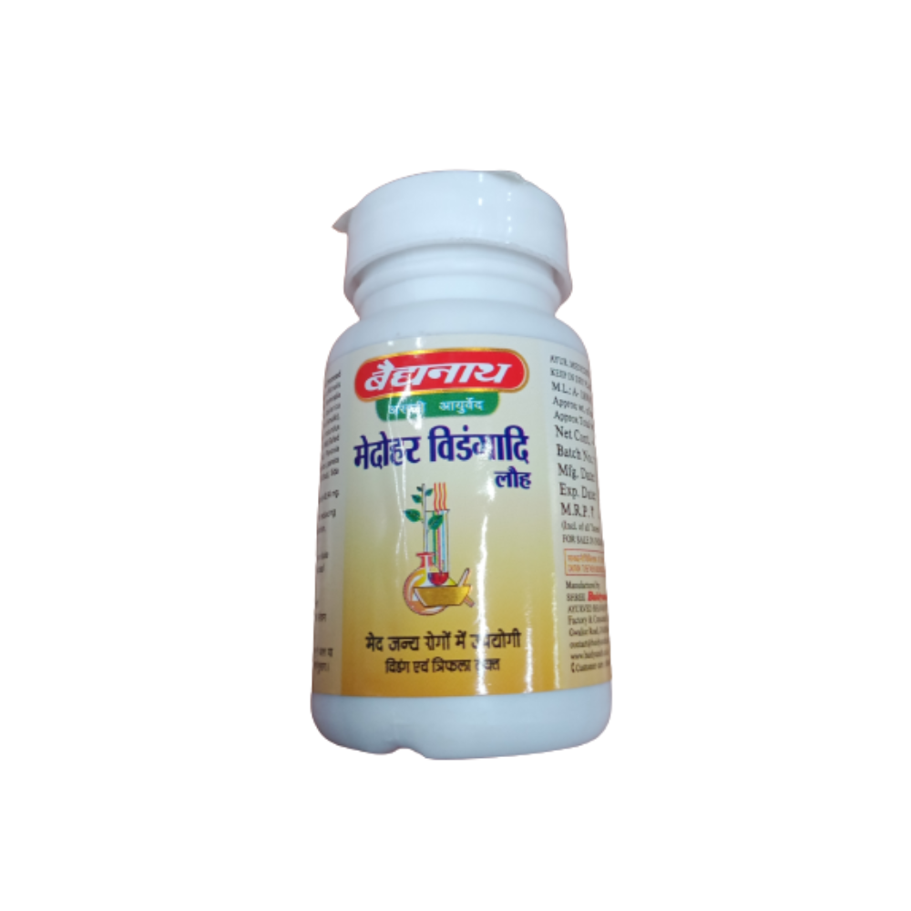 Baidyanath Medohar Vidangadi Loha - 40 Tablets - Distacart