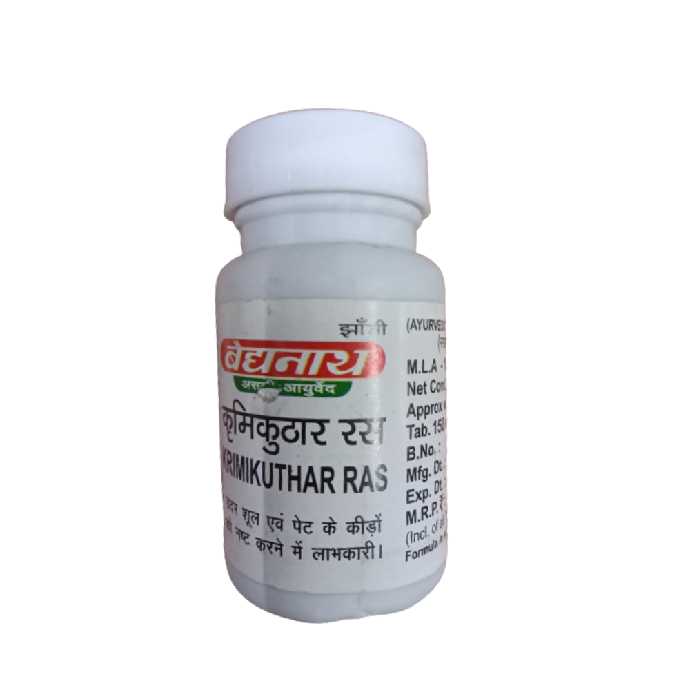 Baidyanath Krimikuthar Ras 80 Tabs - Distacart